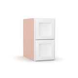 Liberty Shaker White - 12 Inch Vanity Drawer Base Cabinet - 12" Width x 22.75" Height x 21" Depth