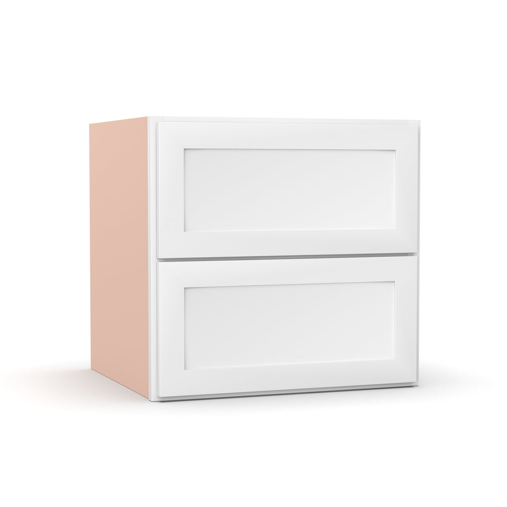 Liberty Shaker White - 24 Inch Vanity Drawer Base Cabinet - 24