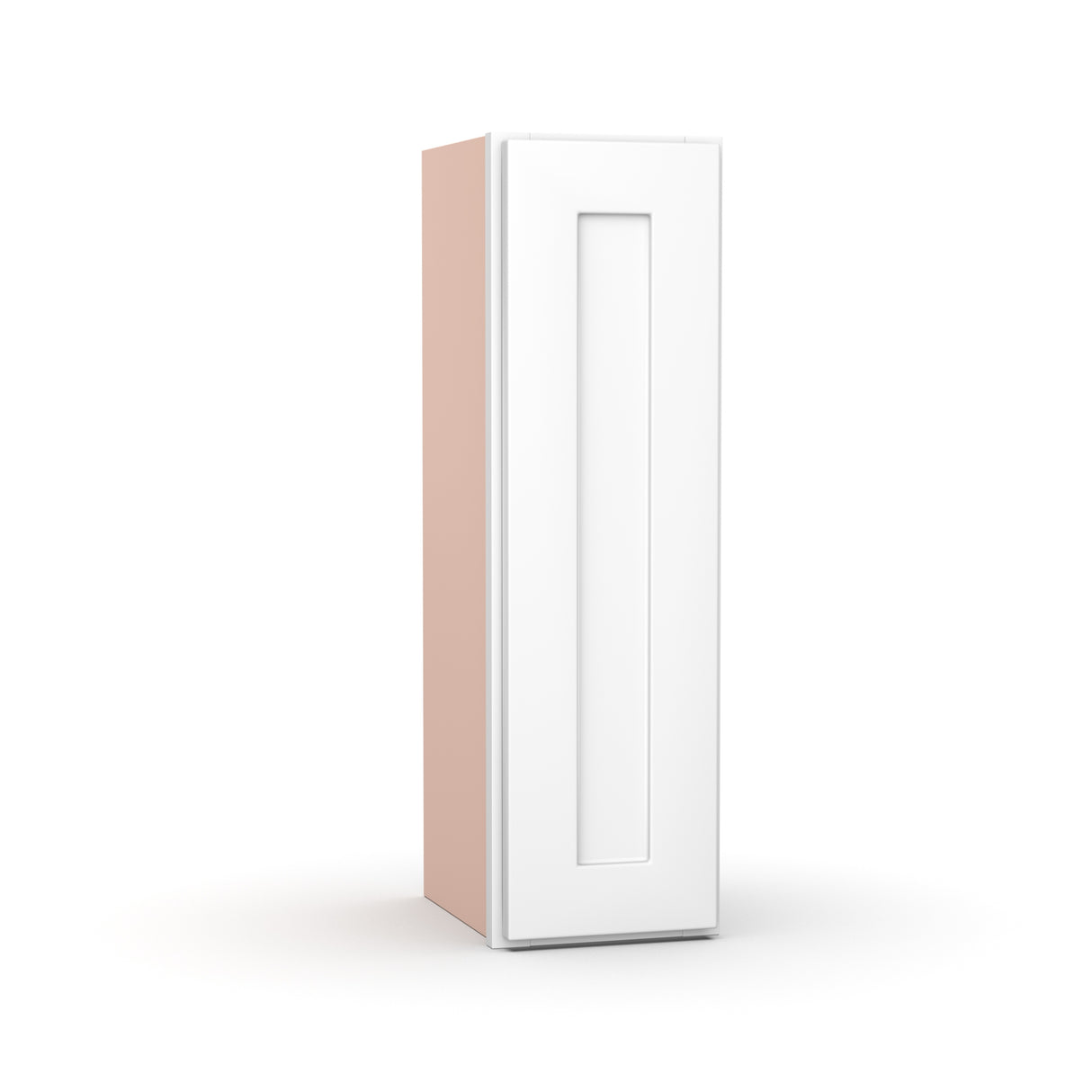 Liberty Shaker White - 9 Inch Height Single Door Wall Cabinet - 9" Width x 30" Height x 12" Depth