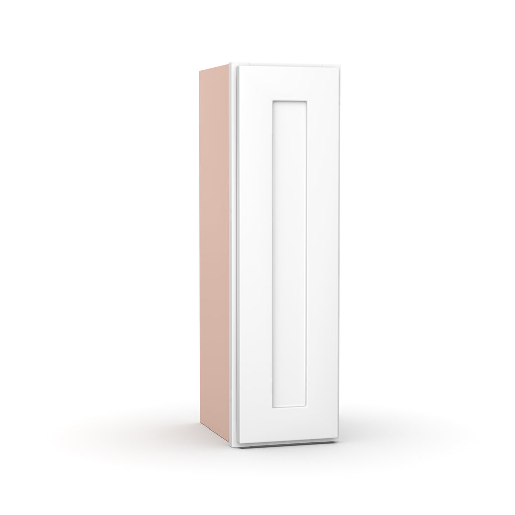 Liberty Shaker White - 9 Inch Height Single Door Wall Cabinet - 9