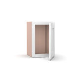 Liberty Shaker White - 12 Inch Height Single Door Wall Cabinet - 12" Width x 18" Height x 12" Depth