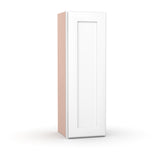 Liberty Shaker White - 12 Inch Height Single Door Wall Cabinet - 12" Width x 36" Height x 12" Depth