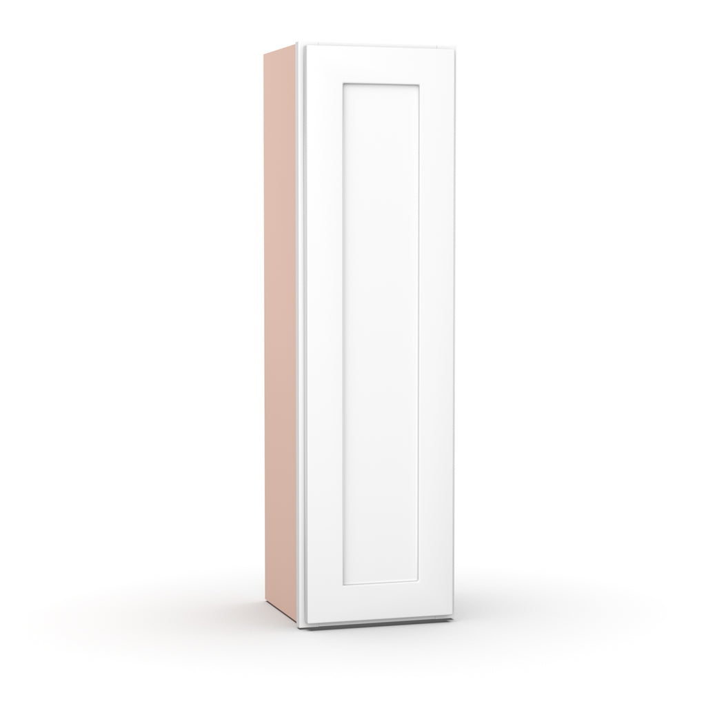 Liberty Shaker White - 12 Inch Height Single Door Wall Cabinet - 12
