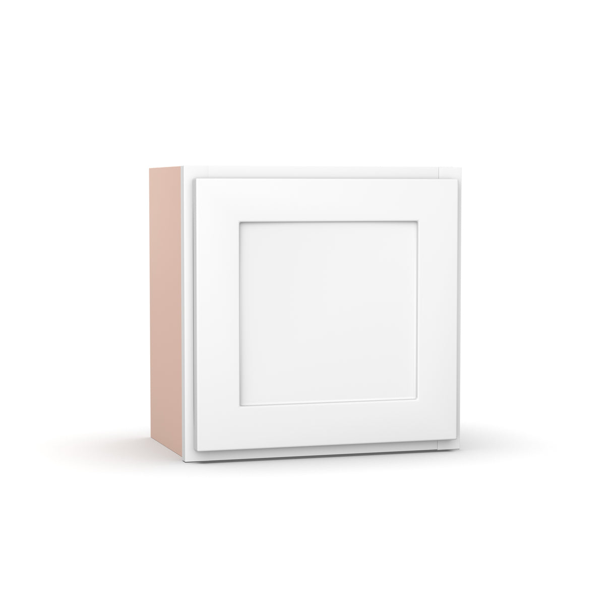 Liberty Shaker White - 18 Inch Height Single Door Wall Cabinet - 18" Width x 18" Height x 12" Depth