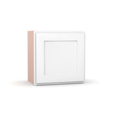 Liberty Shaker White - 18 Inch Height Single Door Wall Cabinet - 18" Width x 18" Height x 12" Depth