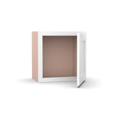 Liberty Shaker White - 18 Inch Height Single Door Wall Cabinet - 18" Width x 18" Height x 12" Depth