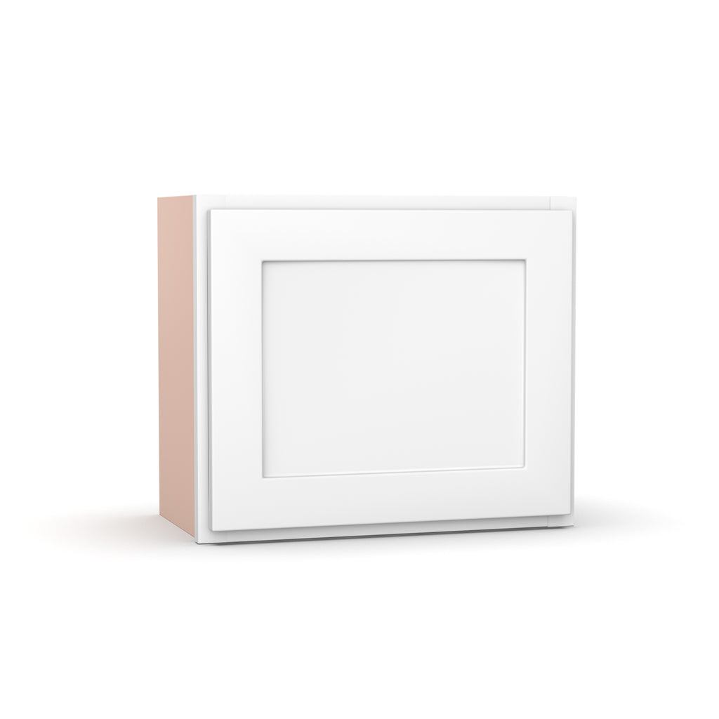 Liberty Shaker White - 21 Inch Height Single Door Wall Cabinet - 21