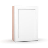 Liberty Shaker White - 21 Inch Height Single Door Wall Cabinet - 21" Width x 30" Height x 12" Depth
