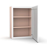 Liberty Shaker White - 21 Inch Height Single Door Wall Cabinet - 21" Width x 30" Height x 12" Depth