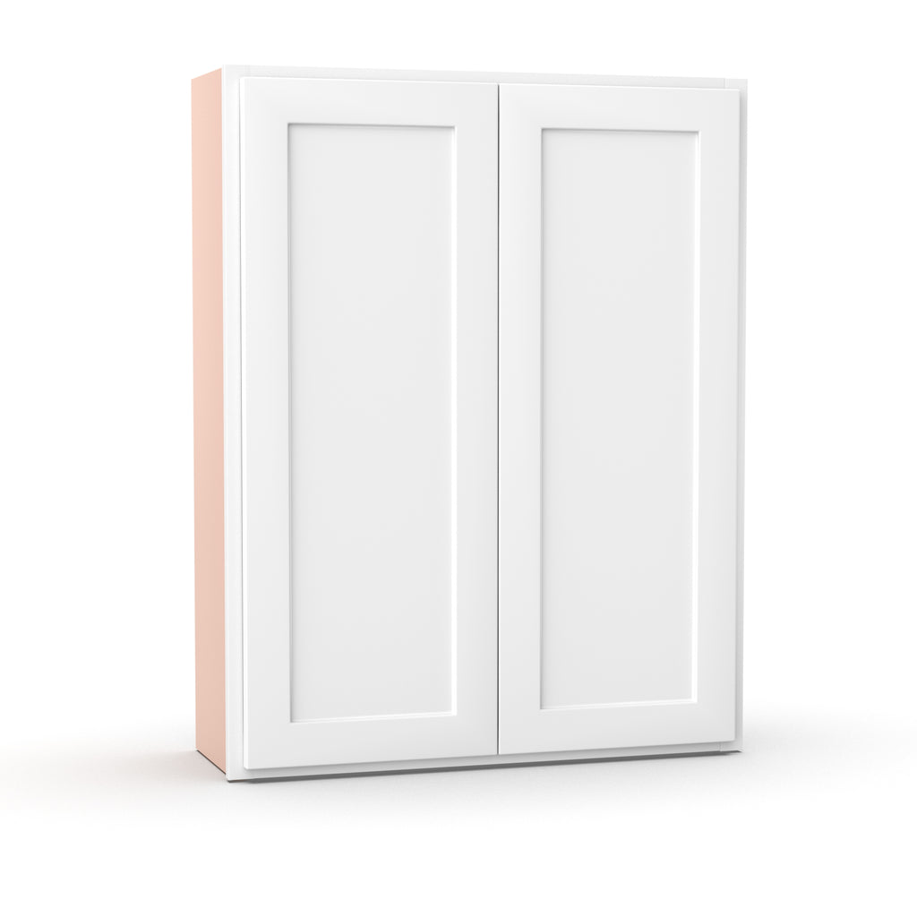Liberty Shaker White - 33 Inch Height Double Door Wall Cabinet - 33