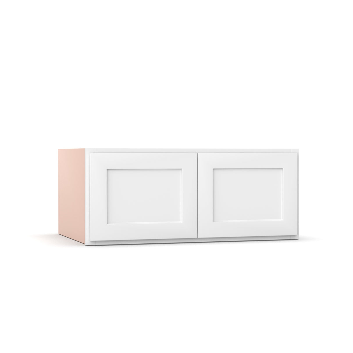 Liberty Shaker White - 36 Inch Deep Double Door Wall Cabinet - 36" Width x 15" Height x 24" Depth
