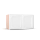 Liberty Shaker White - 36 Inch Deep Double Door Wall Cabinet - 36" Width x 21" Height x 24" Depth