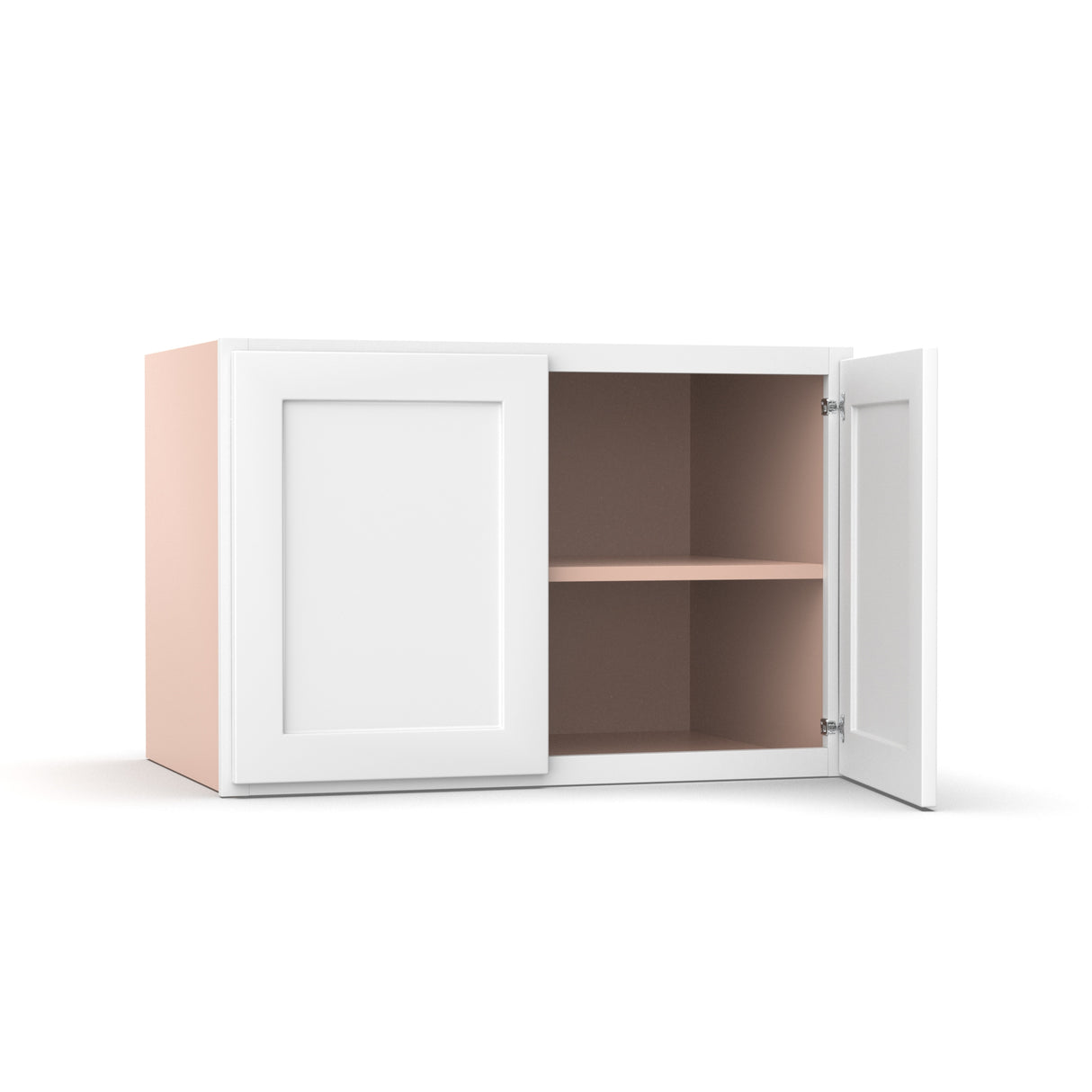 Liberty Shaker White - 36 Inch Deep Double Door Wall Cabinet - 36" Width x 24" Height x 24" Depth