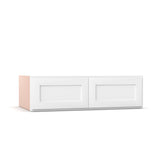 Liberty Shaker White - 42 Inch Deep Double Door Wall Cabinet - 42" Width x 12" Height x 24" Depth