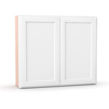 Liberty Shaker White - 42 Inch Height Double Door Wall Cabinet - 42" Width x 36" Height x 12" Depth