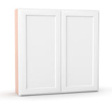 Liberty Shaker White - 42 Inch Height Double Door Wall Cabinet - 42" Width x 42" Height x 12" Depth