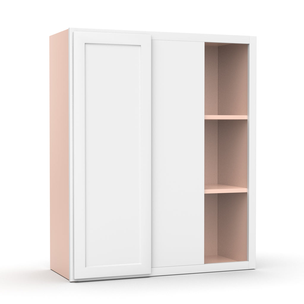 Liberty Shaker White - 30x36 Inch Wall Blind Corner Wall Cabinet - 30