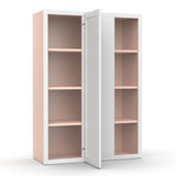 Liberty Shaker White - 30x42 Inch Wall Blind Corner Wall Cabinet - 30" Width x 42" Height x 12" Depth