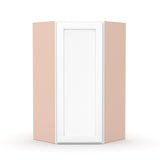 Liberty Shaker White - 24 Inch Diagonal Corner Wall Cabinet - 24" Width x 30" Height x 12" Depth