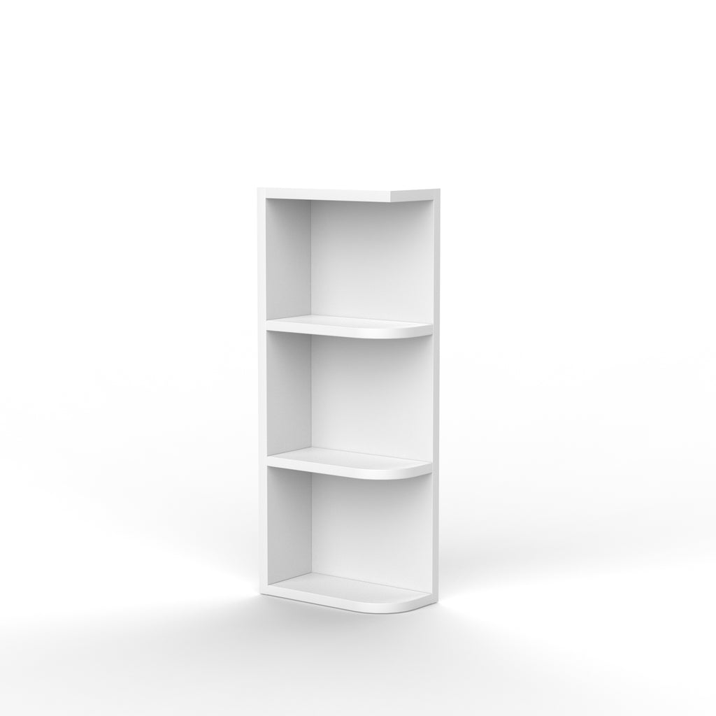Liberty Shaker White - 30 Inch Wall Open Shelf Wall Cabinet - 06