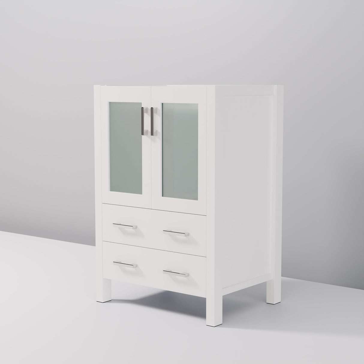 Volez White Freestanding Bathroom Vanity