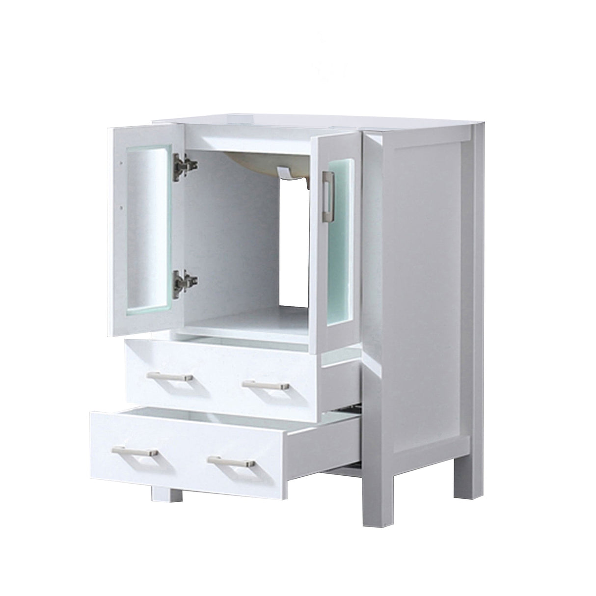 Volez White Freestanding Bathroom Vanity