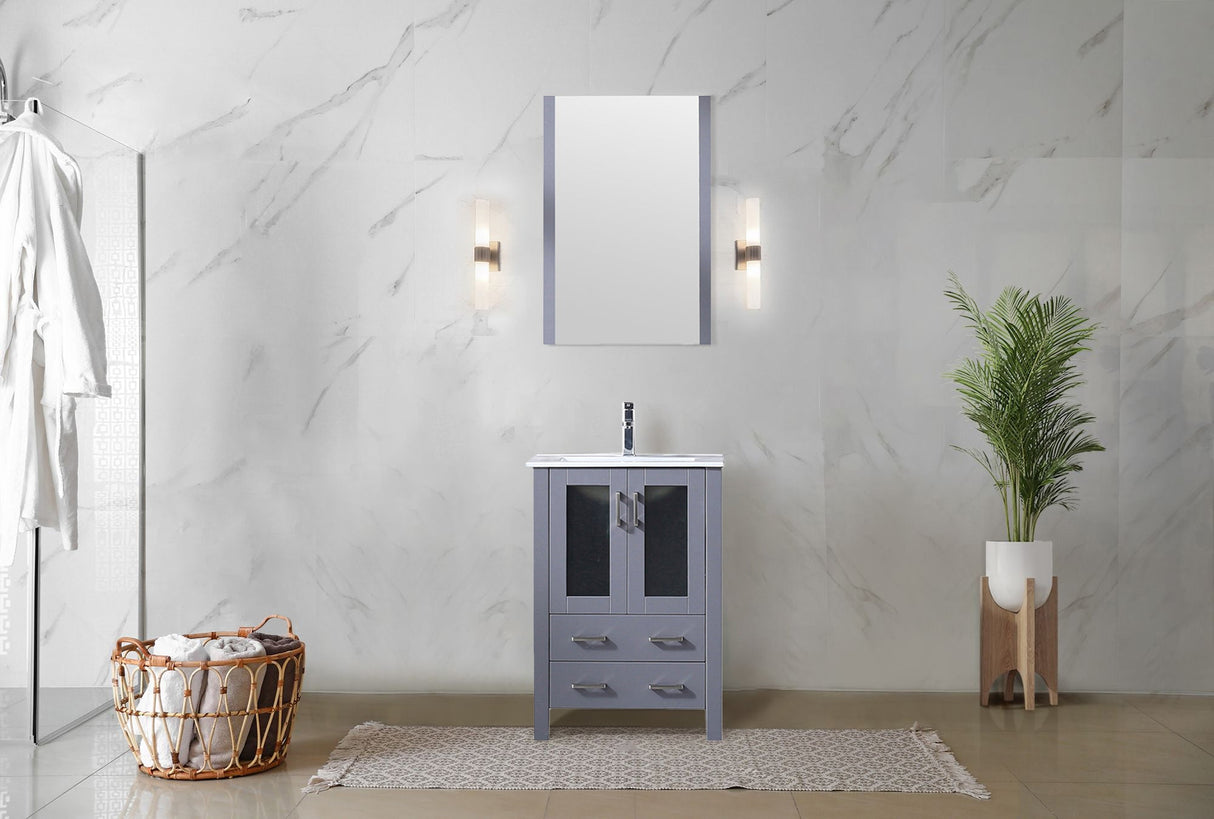 Volez Dark Grey Freestanding Bathroom Vanity