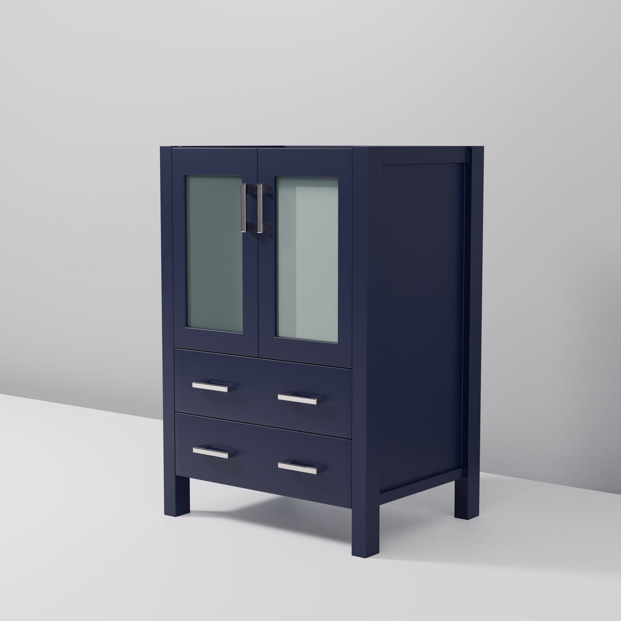 Volez Navy Blue Freestanding Bathroom Vanity