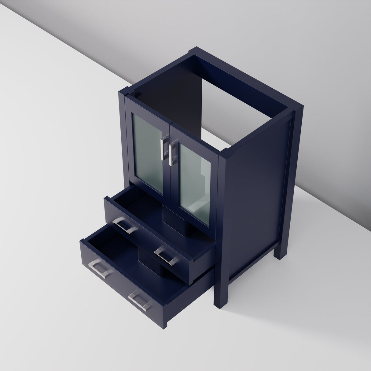 Volez Navy Blue Freestanding Bathroom Vanity