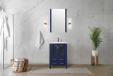 Volez Navy Blue Freestanding Bathroom Vanity