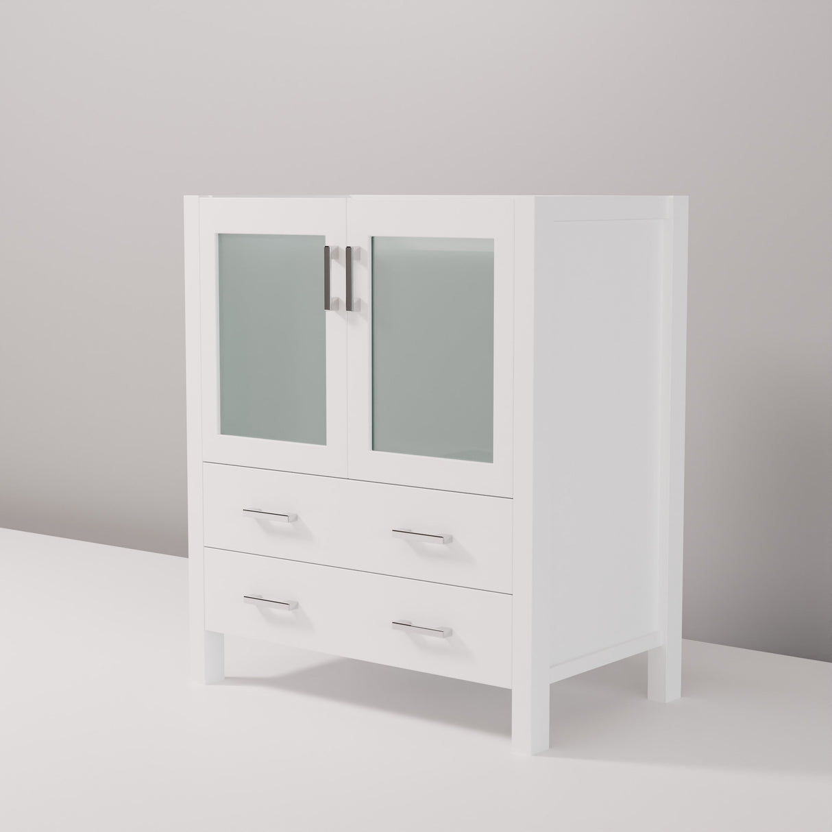 Volez White Freestanding Bathroom Vanity