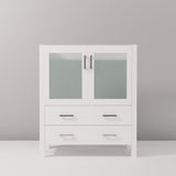Volez White Freestanding Bathroom Vanity
