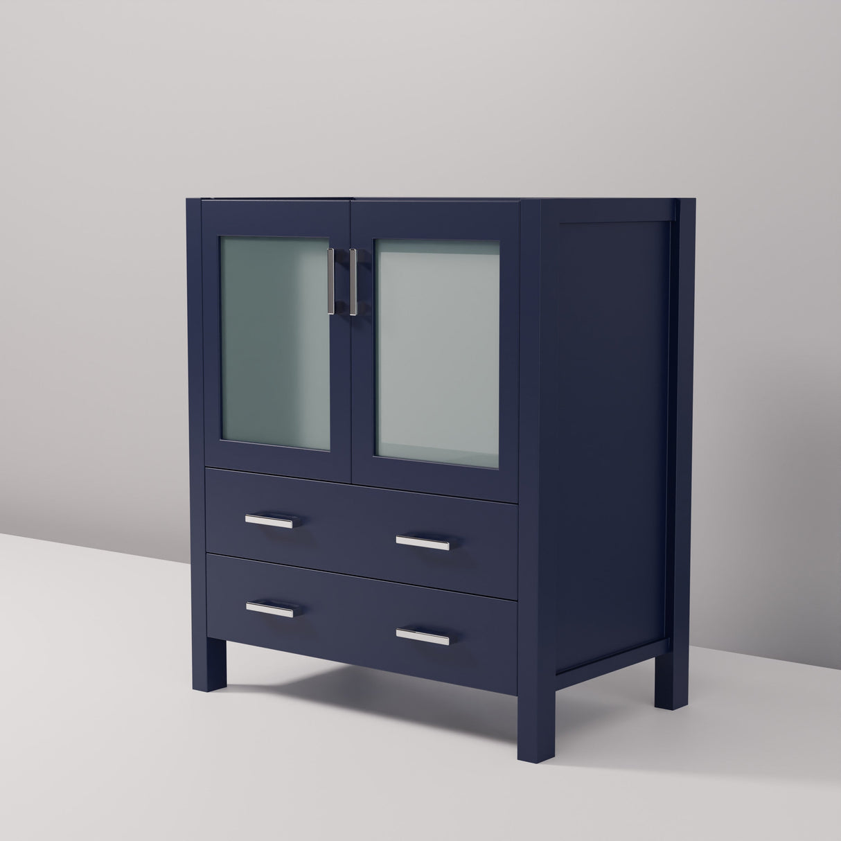 Volez Navy Blue Freestanding Bathroom Vanity