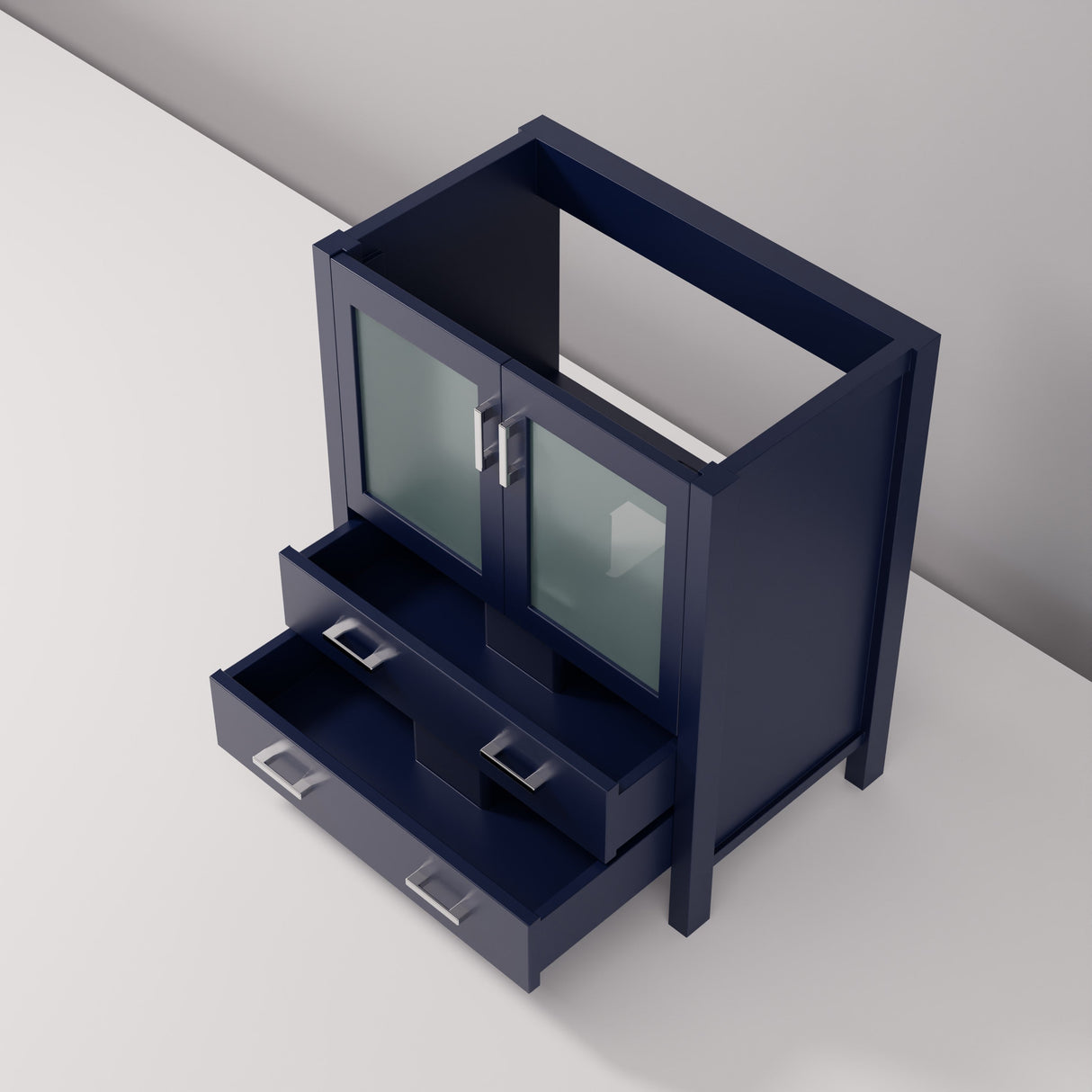 Volez Navy Blue Freestanding Bathroom Vanity