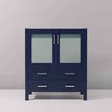 Volez Navy Blue Freestanding Bathroom Vanity