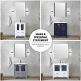 Volez Navy Blue Freestanding Bathroom Vanity