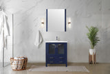 Volez Navy Blue Freestanding Bathroom Vanity