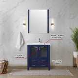 Volez 30 in. Freestanding Bathroom Vanity