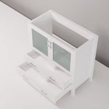 Volez White Freestanding Bathroom Vanity