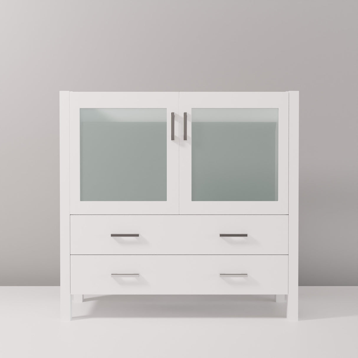 Volez White Freestanding Bathroom Vanity