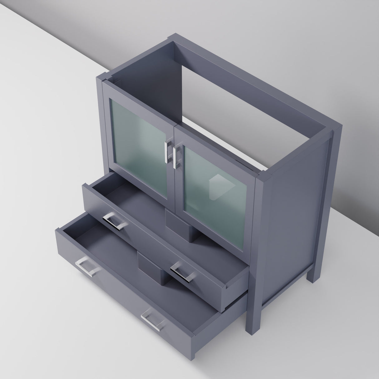 Volez Dark Grey Freestanding Bathroom Vanity