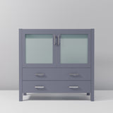 Volez Dark Grey Freestanding Bathroom Vanity