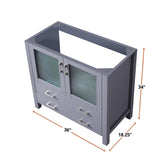 Volez Dark Grey Freestanding Bathroom Vanity