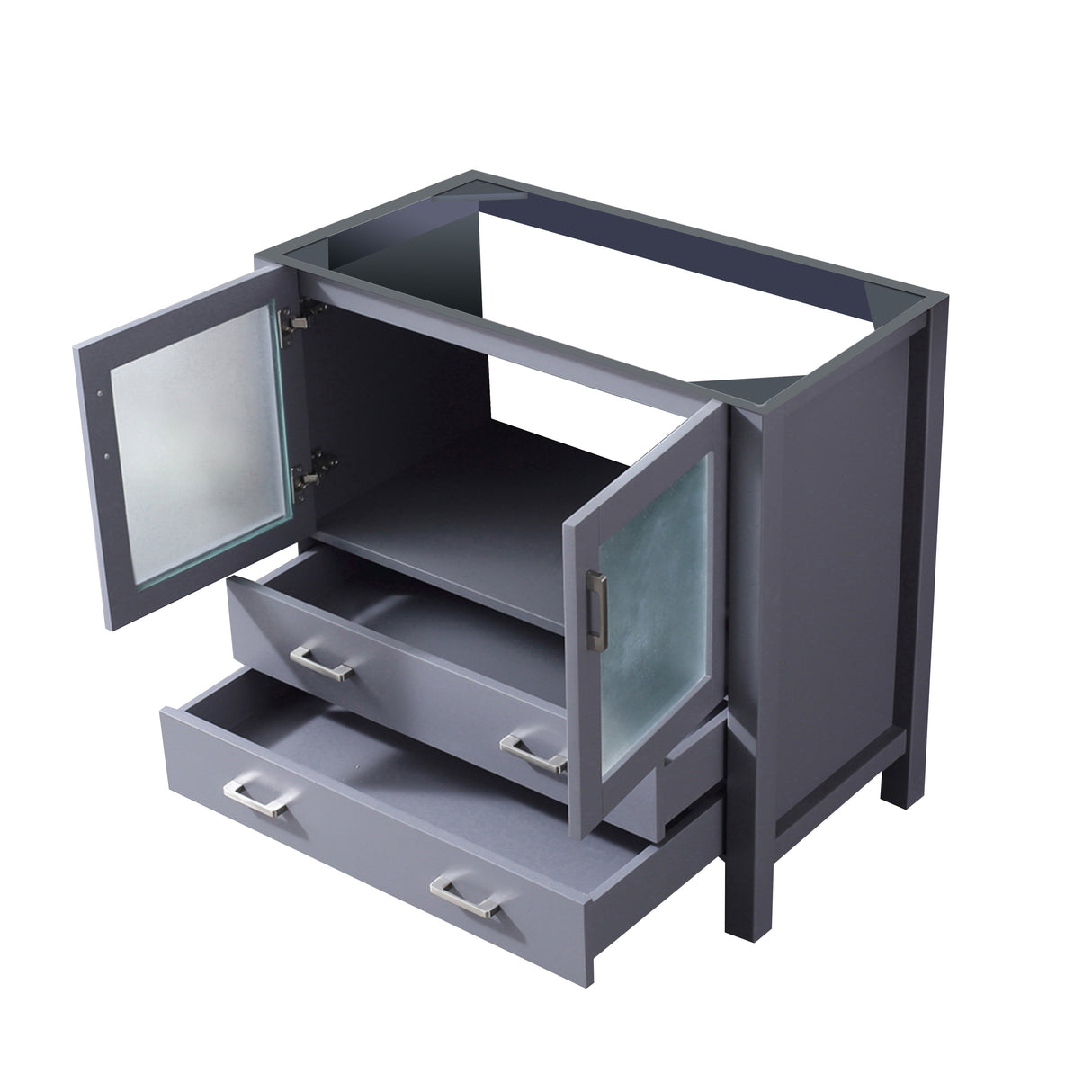 Volez Dark Grey Freestanding Bathroom Vanity