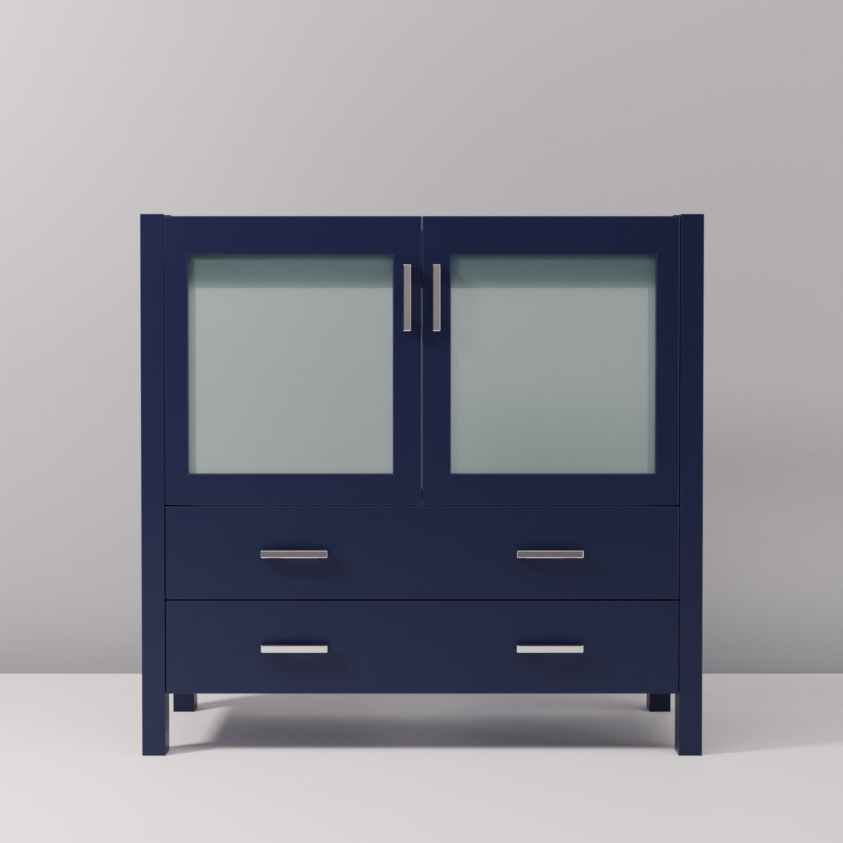 Volez Navy Blue Freestanding Bathroom Vanity