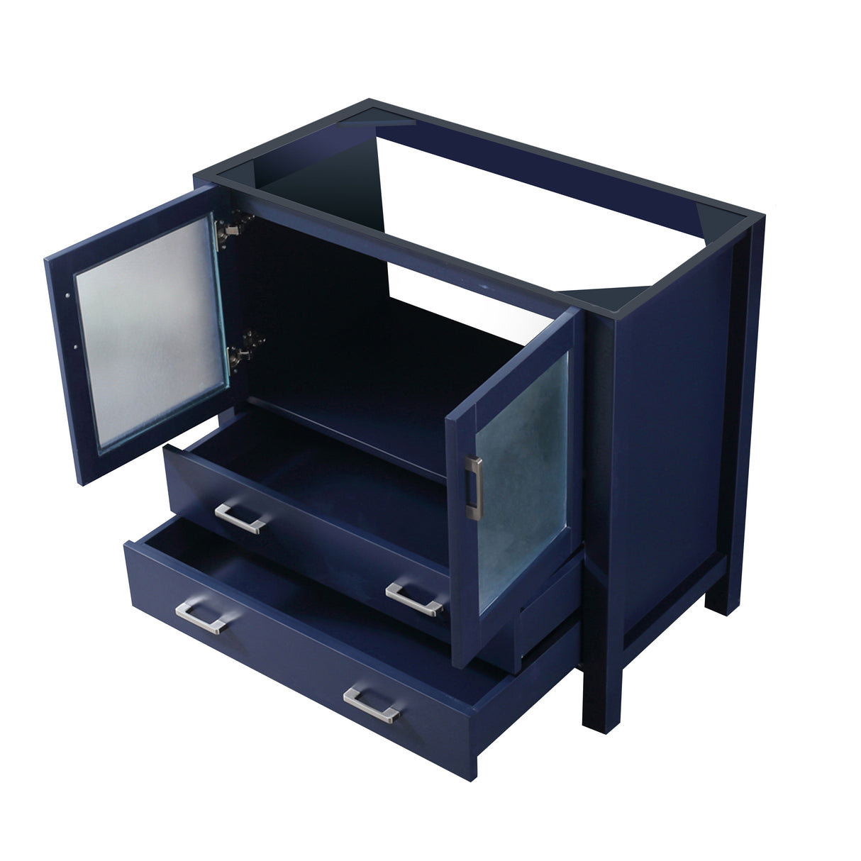Volez Navy Blue Freestanding Bathroom Vanity