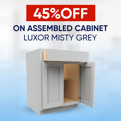 Luxor Misty Grey Cabinets