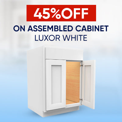 Luxor White Cabinets
