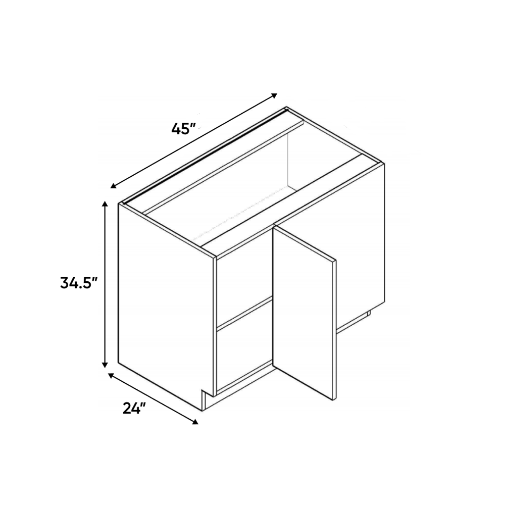 RTA - Guayana Gloss - Blind Corner Base Cabinet - 45