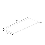 RTA - Cashmere Matte - Panel - 35"W x 96"H x 0.75"D - Frameless Cabinet